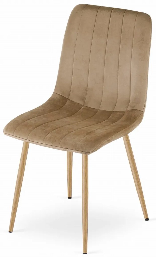 Barna étkezőszék LAVA bársony