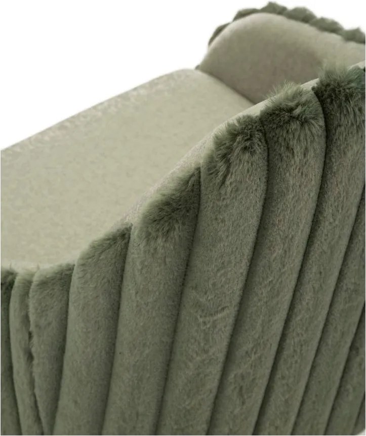 Zöld kárpitozott karfás bárszék szett 2 db-os (ülésmagasság 78 cm) Alaska – Mauro Ferretti