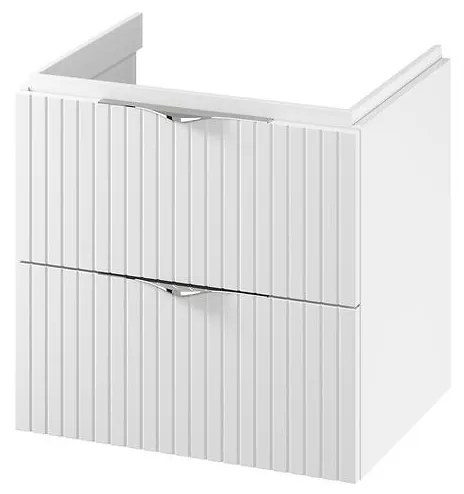 Cersanit S1015-007 - TIRSO falra szerelhető mosdó alatti fürdőszobaszekrény 60x45 cm fehér