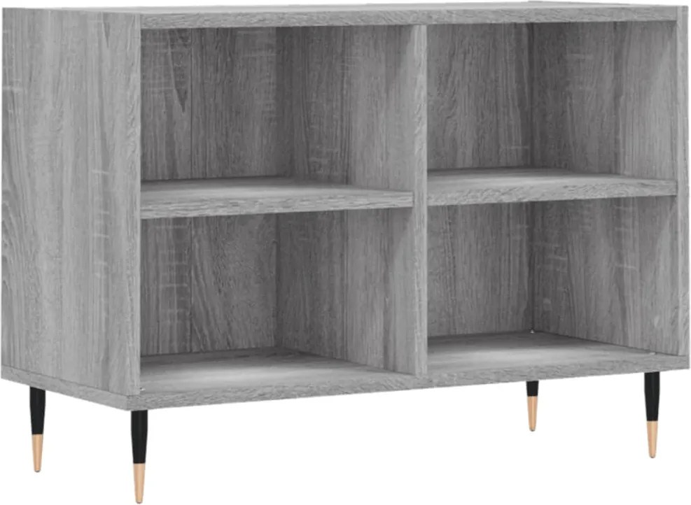 vidaXL szürke sonoma színű szerelt fa TV-szekrény 69,5 x 30 x 50 cm