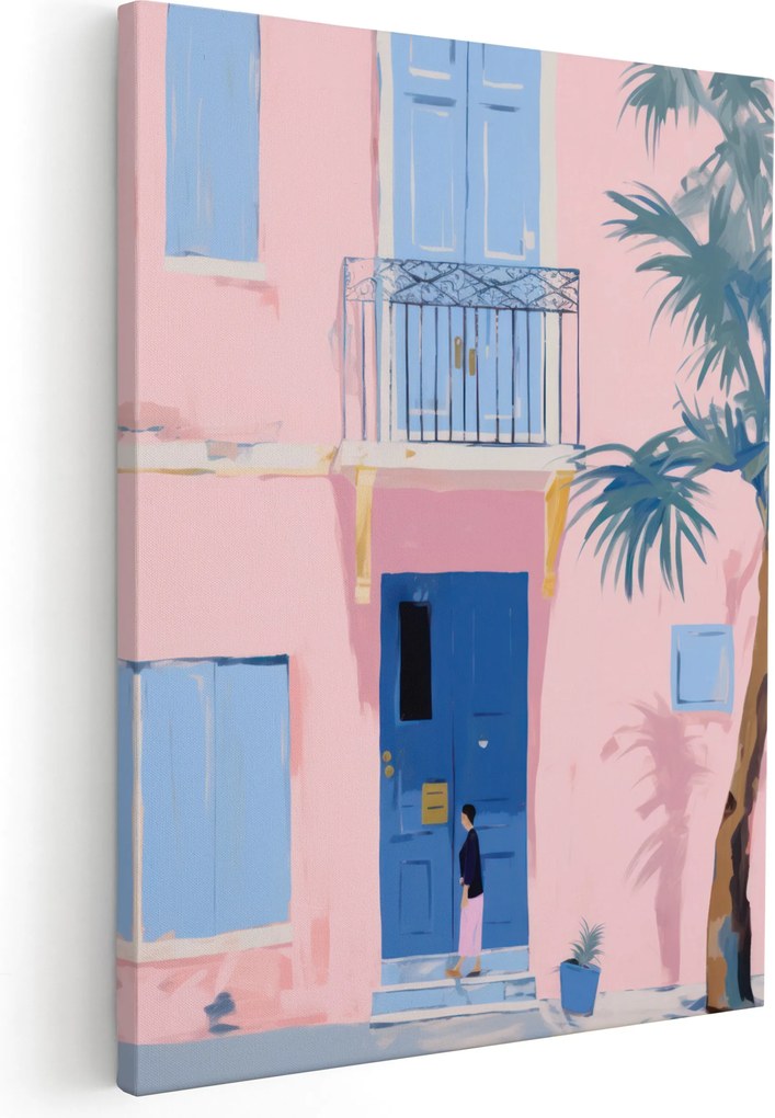 Vászonkép Nappali Falikép Modern Rózsaszín *többféle minta