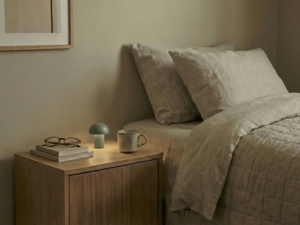 LED asztali lámpa FUNGHI 11,2 cm, zöld