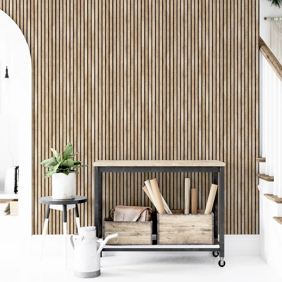Arthouse Signature 1 Wood Slats barna faléc mintás papír tapéta – 923800