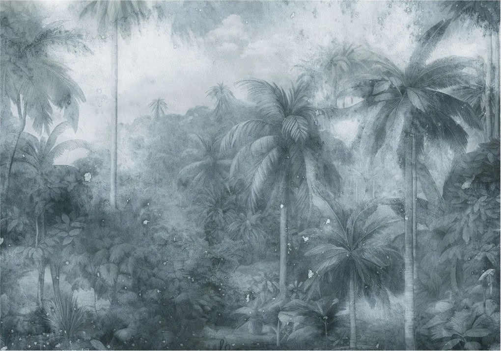 Fotótapéta Flizelin Fali Szett Trópusi növényzet 312x219 +Ragasztó