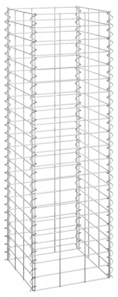 3 db vas gabion magaságyás 30 x 30 x 100 cm