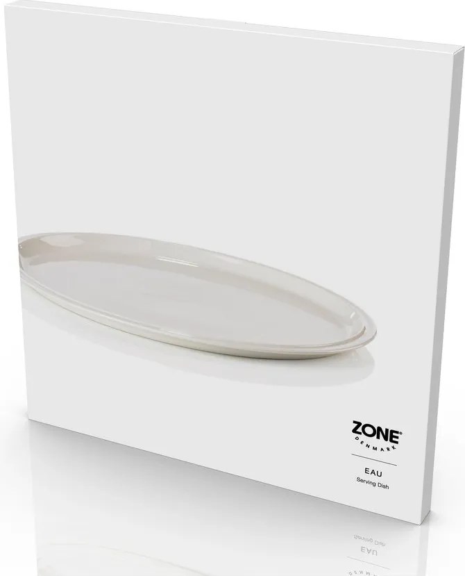 Porcelán szervírozó tálca ø 32 cm Eau – Zone