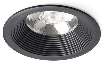 RENDL SHARM BASE süllyesztett lámpa fekete 230V LED 10W 24° 3000K