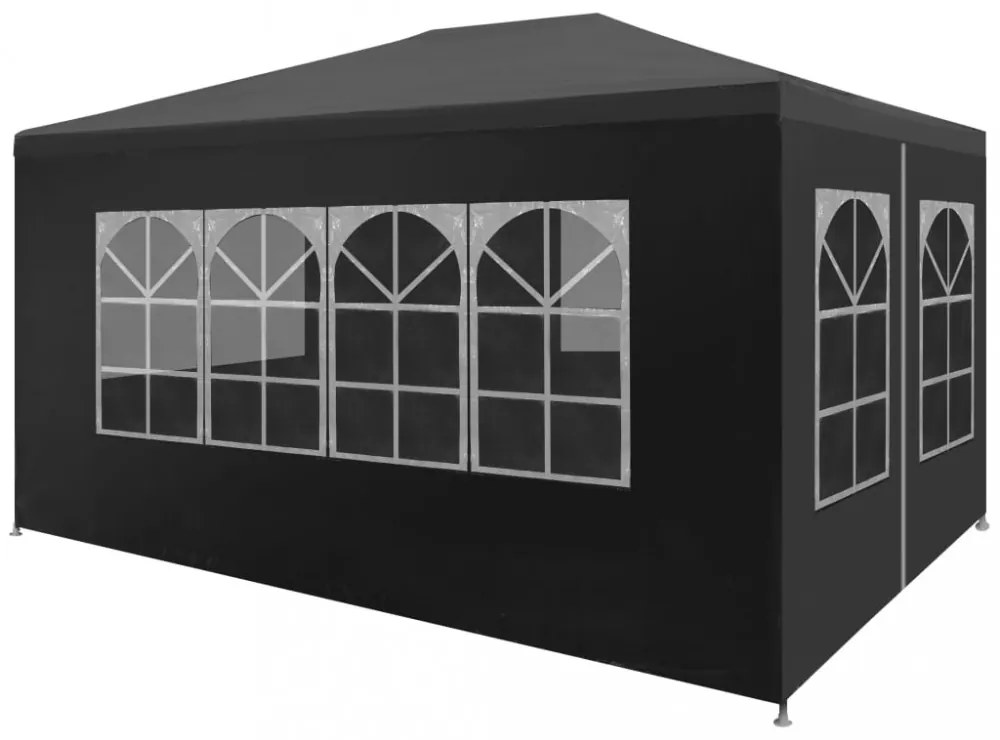 antracitszürke partisátor 3 x 4 m
