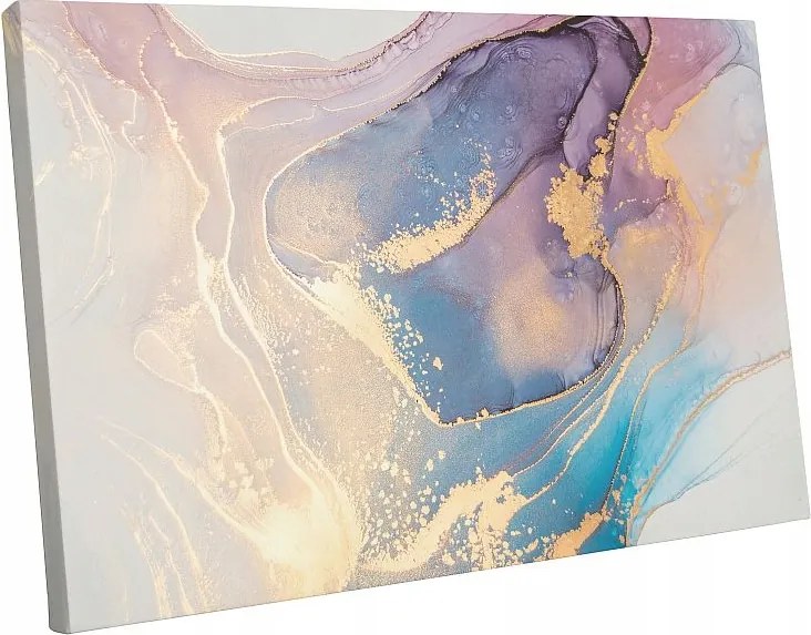 Modern Vászonkép Márvány Absztrakt Arany Rózsaszín 120x80