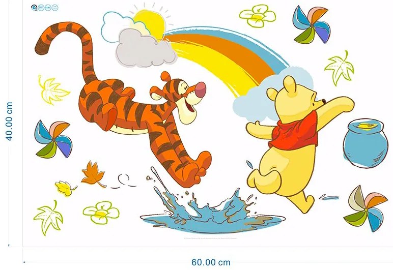 PIPPER | Falmatrica "Micimackó 6" 40x60cm
