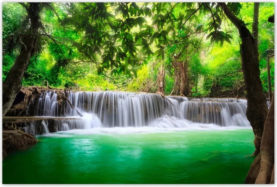 Poszterek 60x40 Vízesés Thaiföldön