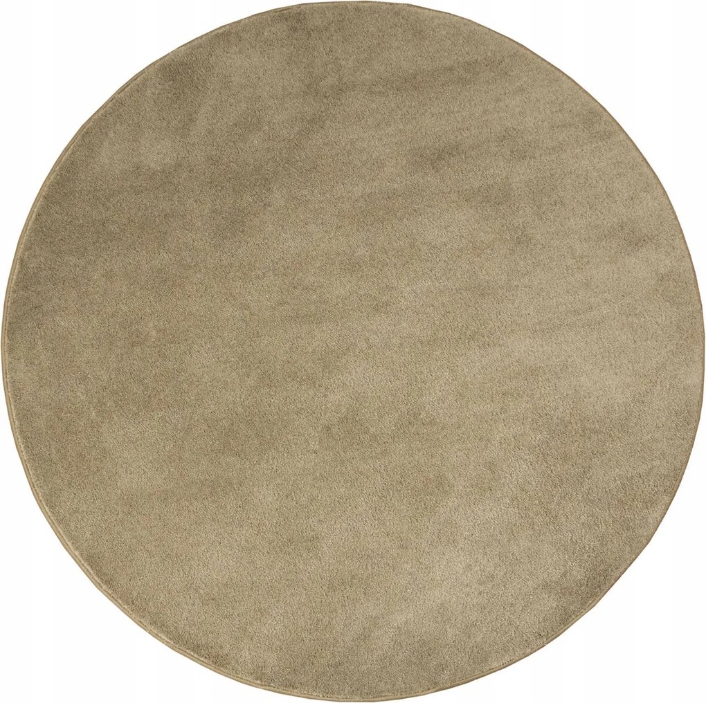 átm. 200 cm Bézs-barna Kerek Amazing Szőnyeg Nagyon Puha Gyapjú