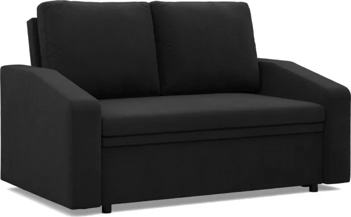 Zeus kanapé, szövet anyag, hab töltet, döntött kartámasz, fekete