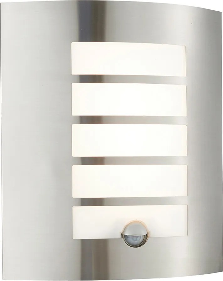 ENDON 75931 BIANCO Modern Kültéri Fali Lámpa Opál, Szálcsiszolt Acél LED IP44