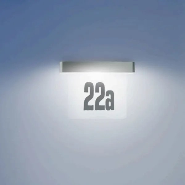 Steinel 065935 - LED napelemes házszám LED/0,07W 2000 mAh IP44 antracit