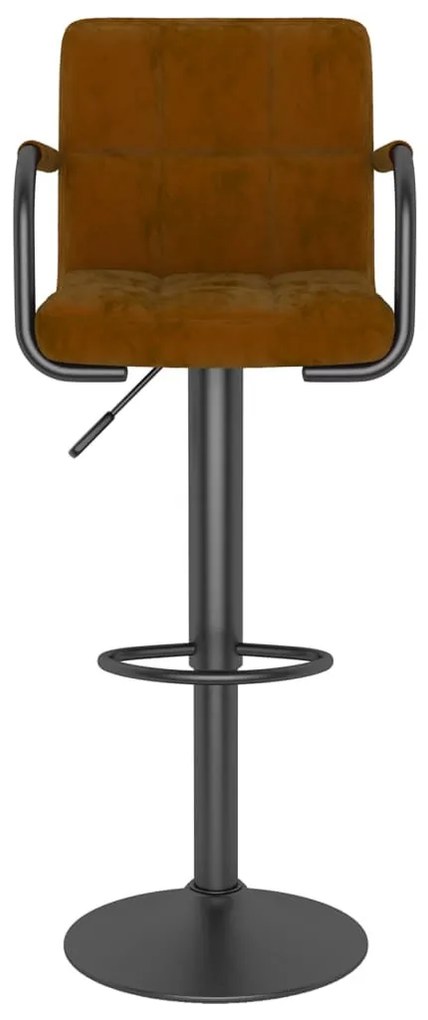 barna bársony bárszék