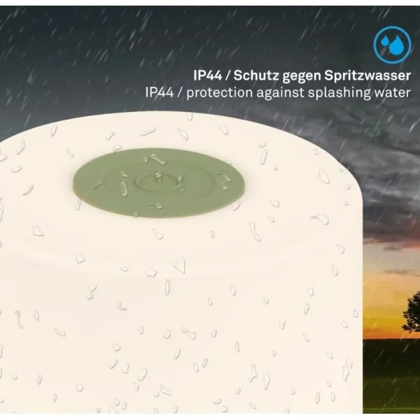 Briloner 7461019 - LED Dimmelhető Asztali lámpa tölthető LED/2W/5V IP44 zöld