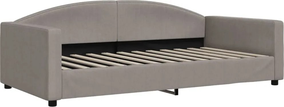 vidaXL tópszínű szövet kanapéágy 100 x 200 cm