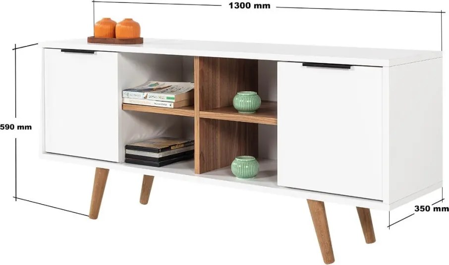 Sina TV-állvány, 130 cm – TR707DWL1177