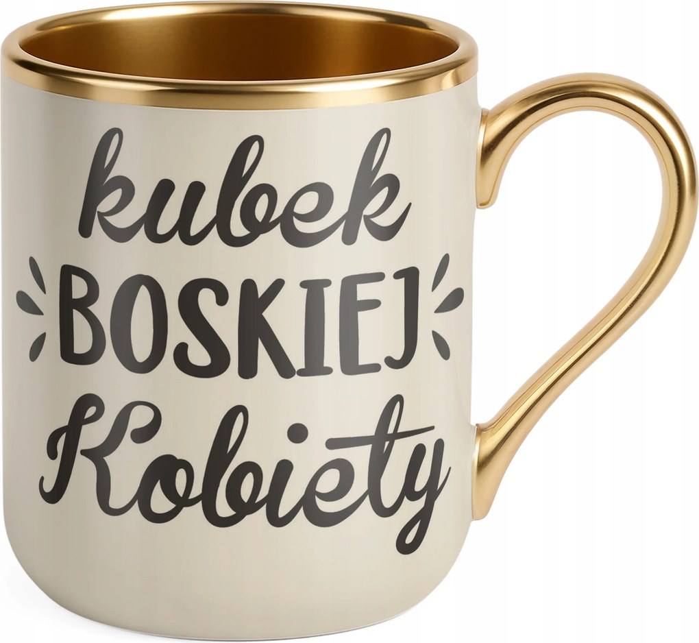 Prémium Bögre Arany Ekrü Nőnap Vicces Ajándék Nőknek