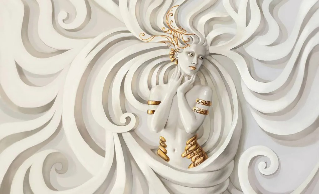 Fotótapéta - Istennő dombormű (152,5x104 cm)