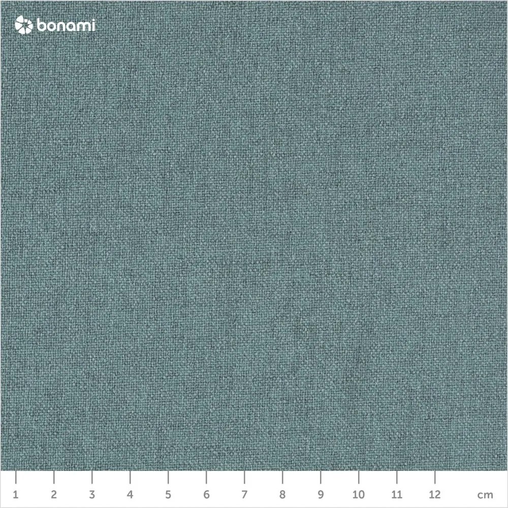 Szürkéskék kárpitozott ágyneműtartós franciaágy ágyráccsal 180x200 cm Mattis – Meise Möbel