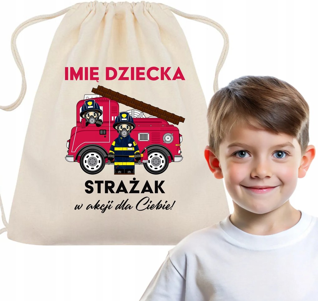 Bézs Iskolatáska Leendő Tűzoltó Neked Akcióban! Mix Wz