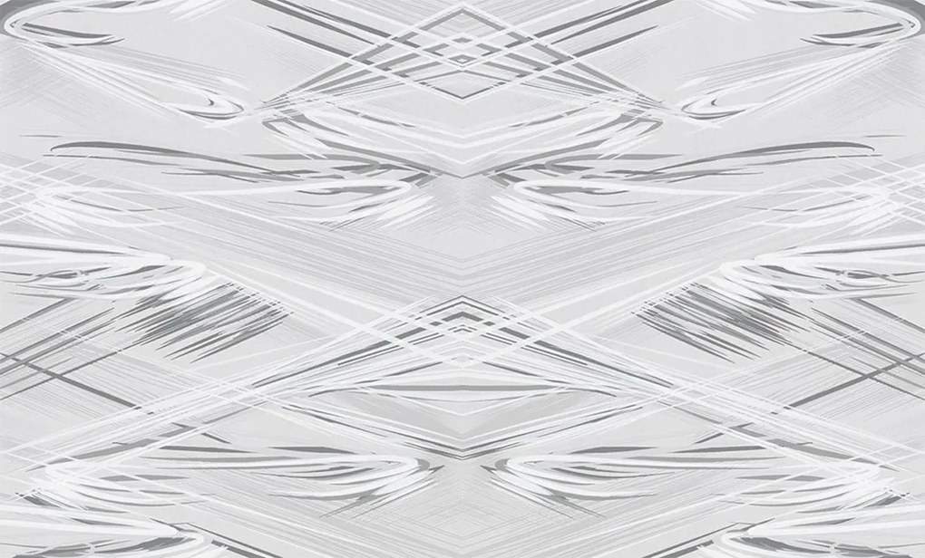 Tapéta Geometrikus Mintás Árnyalat Világos Szürke Flizelina 10,05 m x 106,00 cm