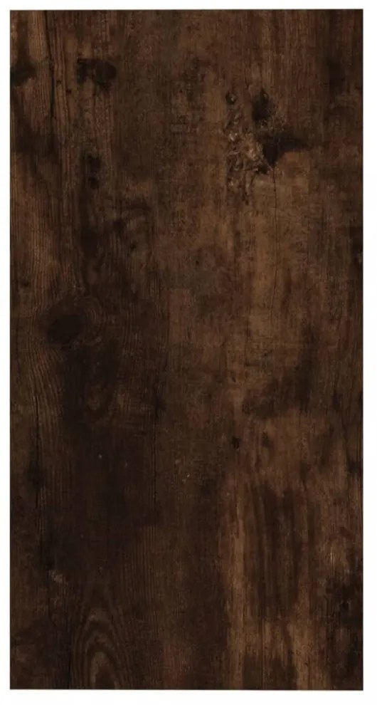 füstös tölgy színű szerelt fa kisasztal 50 x 26 x 50 cm