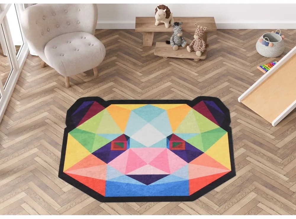 Mosható gyerek szőnyeg ø100 cm Rainbow Panda – Vitaus