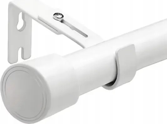 Függönykarnis fehér kihúzható 72-280cm Fehér