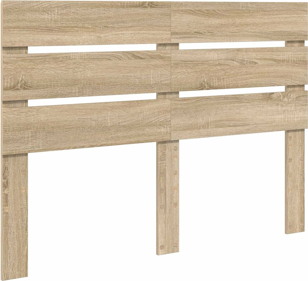 vidaXL Fejtámla Sonoma tölgy 140 cm Faanyag
