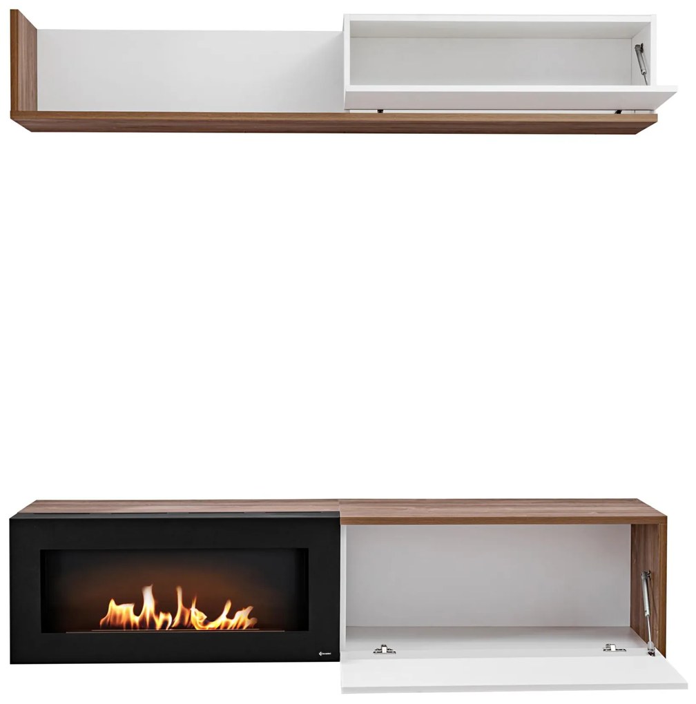 Nappali fal Dalton RSW DLB (sterling tölgy + matt fehér). 1097683