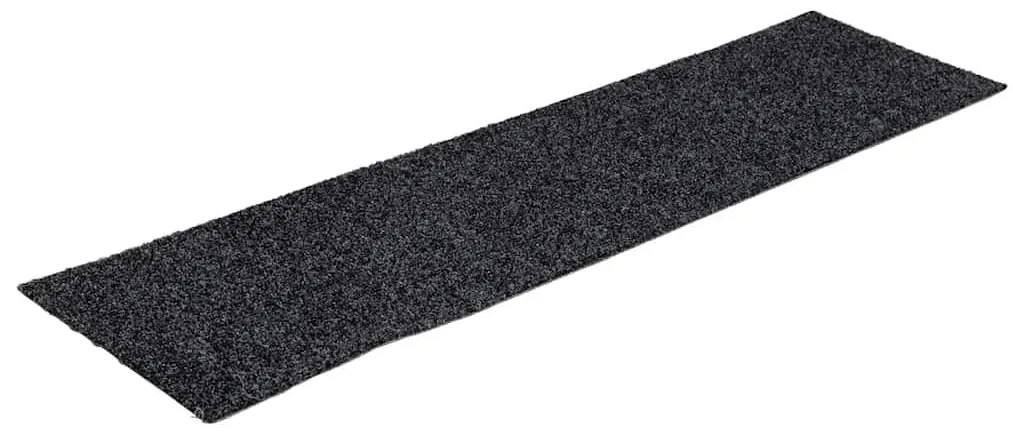 30 db szürke lépcsőszőnyeg öntapadós téglalap alakú 76x20 cm
