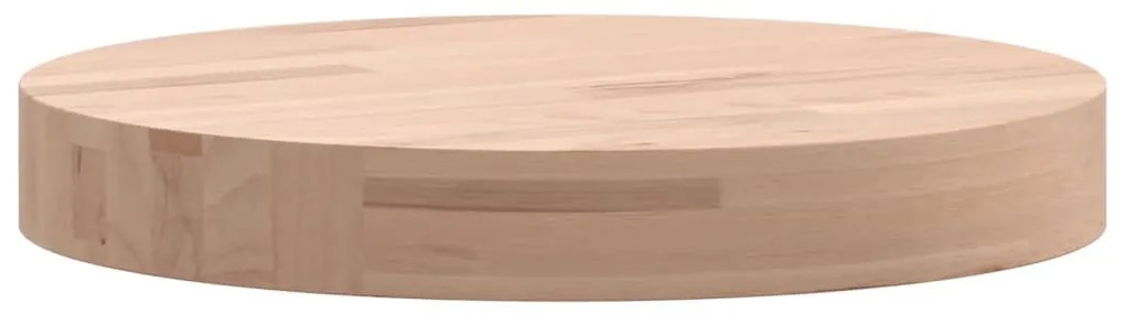 tömör bükkfa kerek asztallap Ø30 x 4 cm