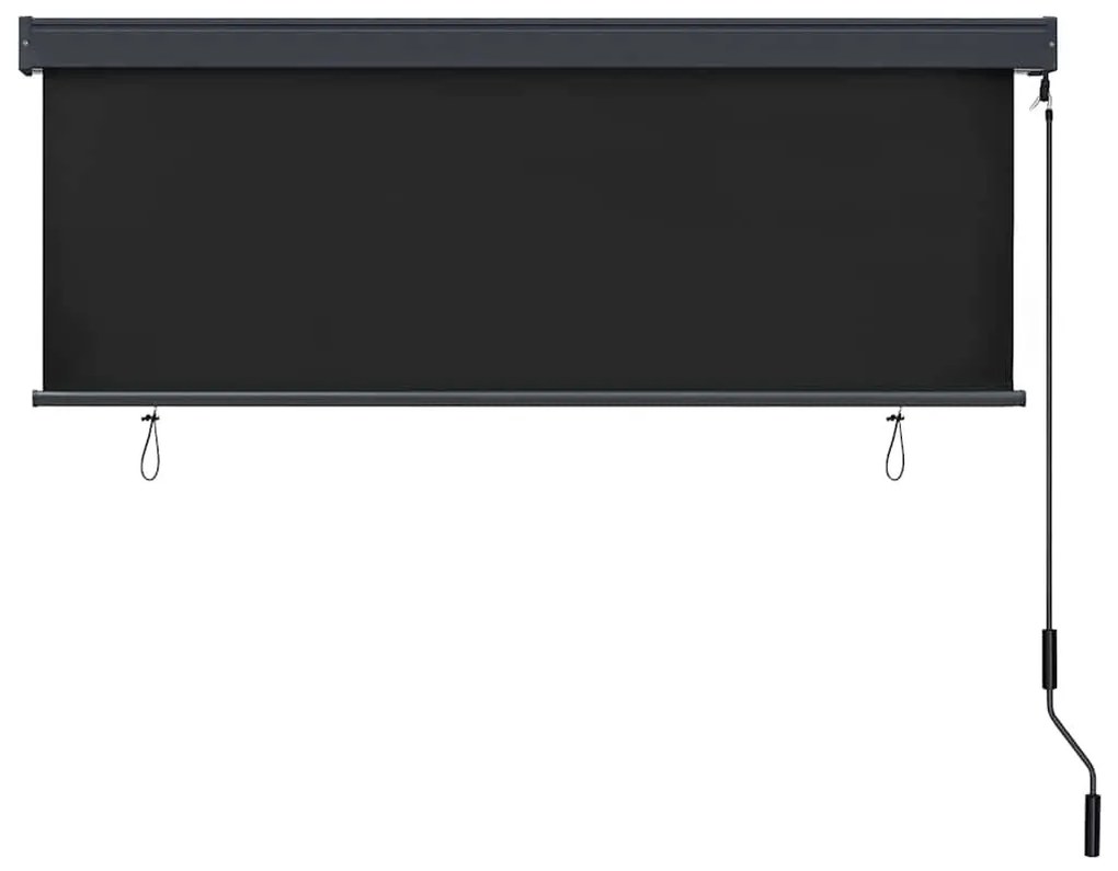 Kültéri Rolós Árnyék Csíkos Antracit 180 x 250 cm szövet