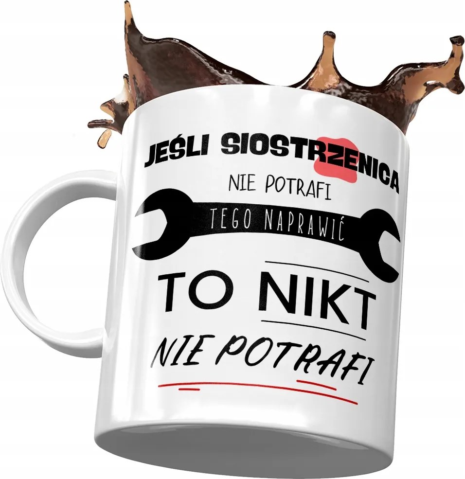 Bögre Unokahúgnak Tökéletes Születésnapi Ajándék Nyomtatott Fotóval