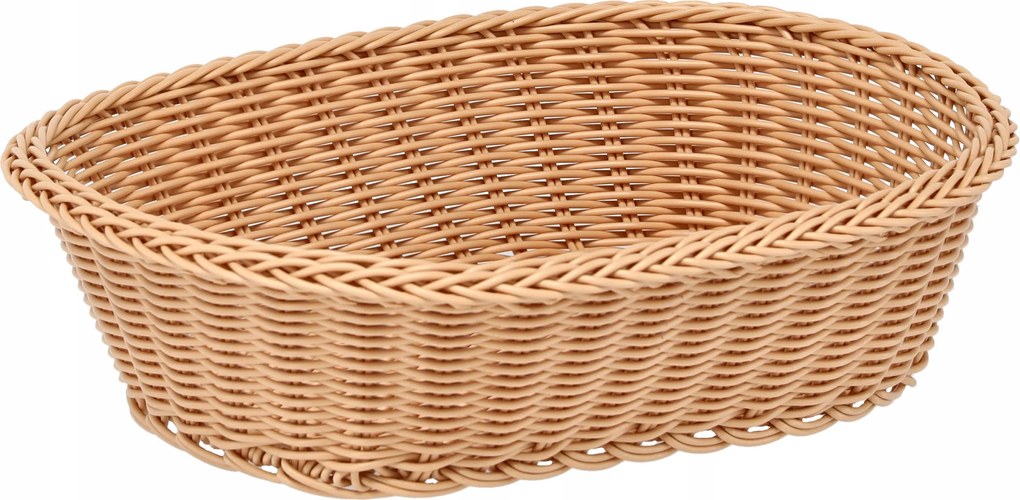 Kosár 27x20x7,5cm Ovális Kenyérkosár Kenyér Zsemlék Élelmiszer Gyümölcs
