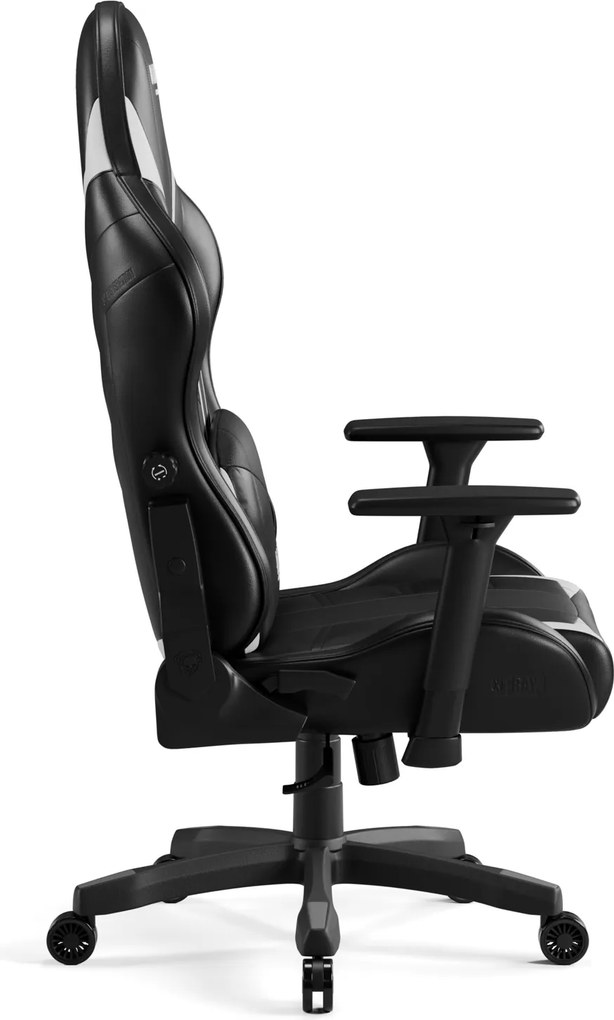 Gamer szék műbőr Small Size, fekete-fehér: Diablo X-Ray 2.0