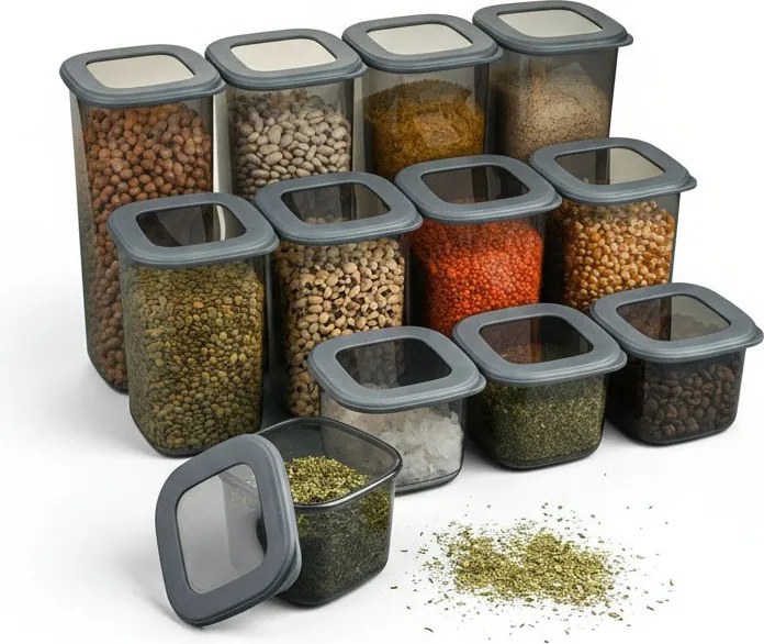 Ételtároló doboz készlet 3 x 4 db