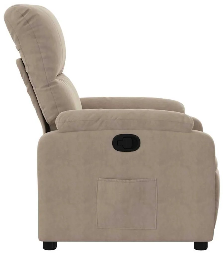 tópszínű mikroszálas szövet dönthető fotel