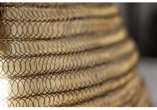 Markslöjd 108773 - Csillár zsinóron TAZZA 1xE27/40W/230V arany