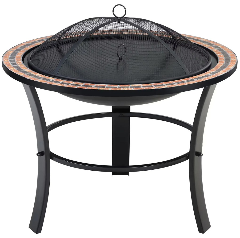 monzana® Fuoco tűzrakóhely Ø76 cm - mozaik