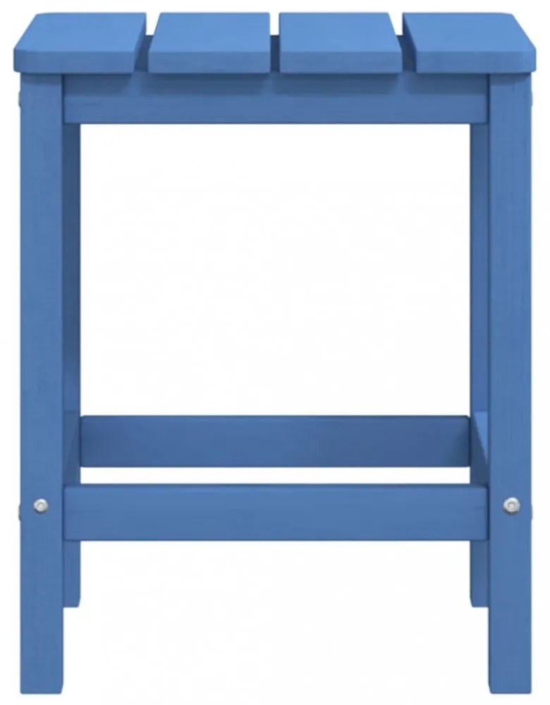 vízkék HDPE kerti Adirondack asztal 38 x 38 x 46 cm