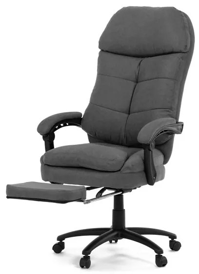 Irodai forgószék szinkronmechanikával, szürke kárpittal. KA-F1251 GREY2