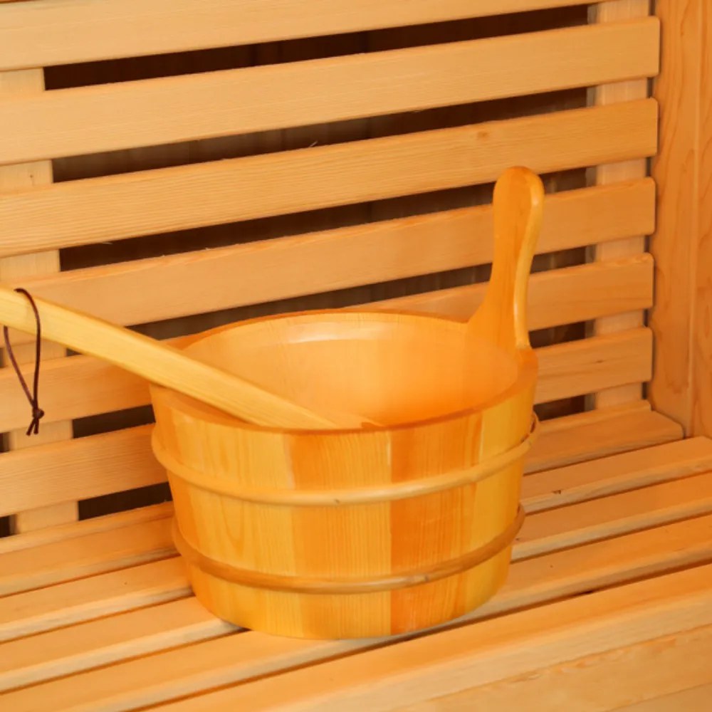 Sauna DeLuxe HR4045 Finnország, barna