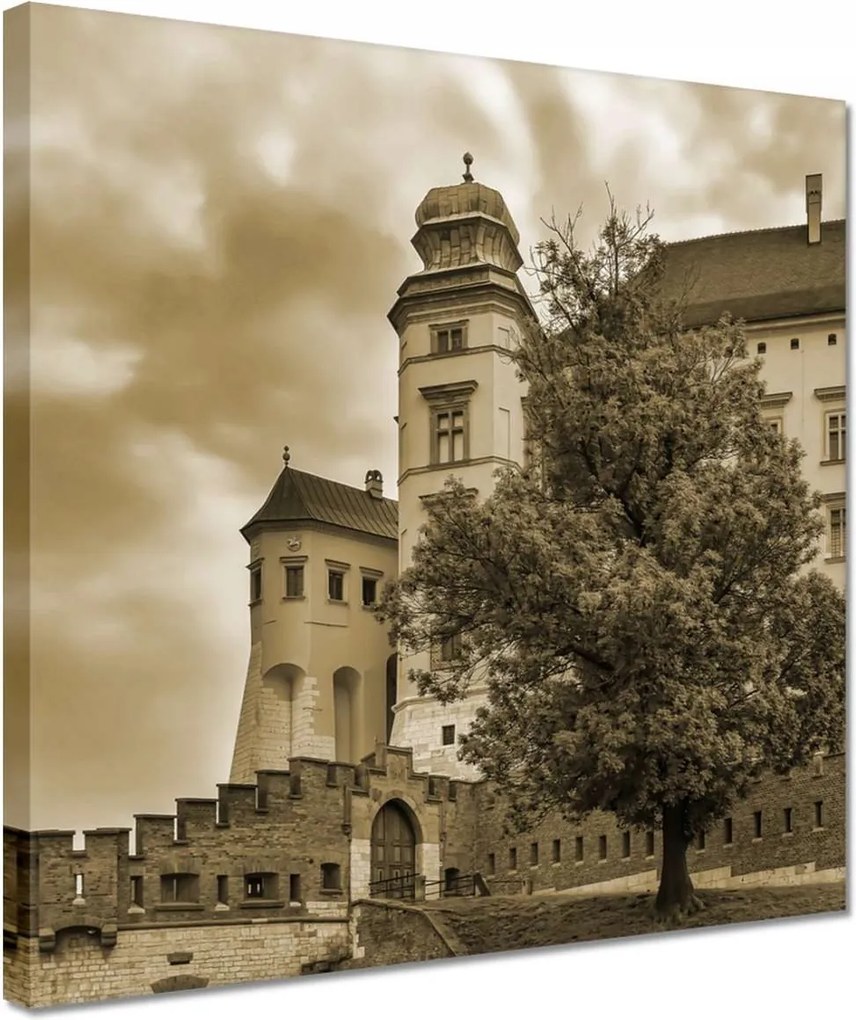 Vászonkép 30x30 Krakkó Wawel Műemlékek