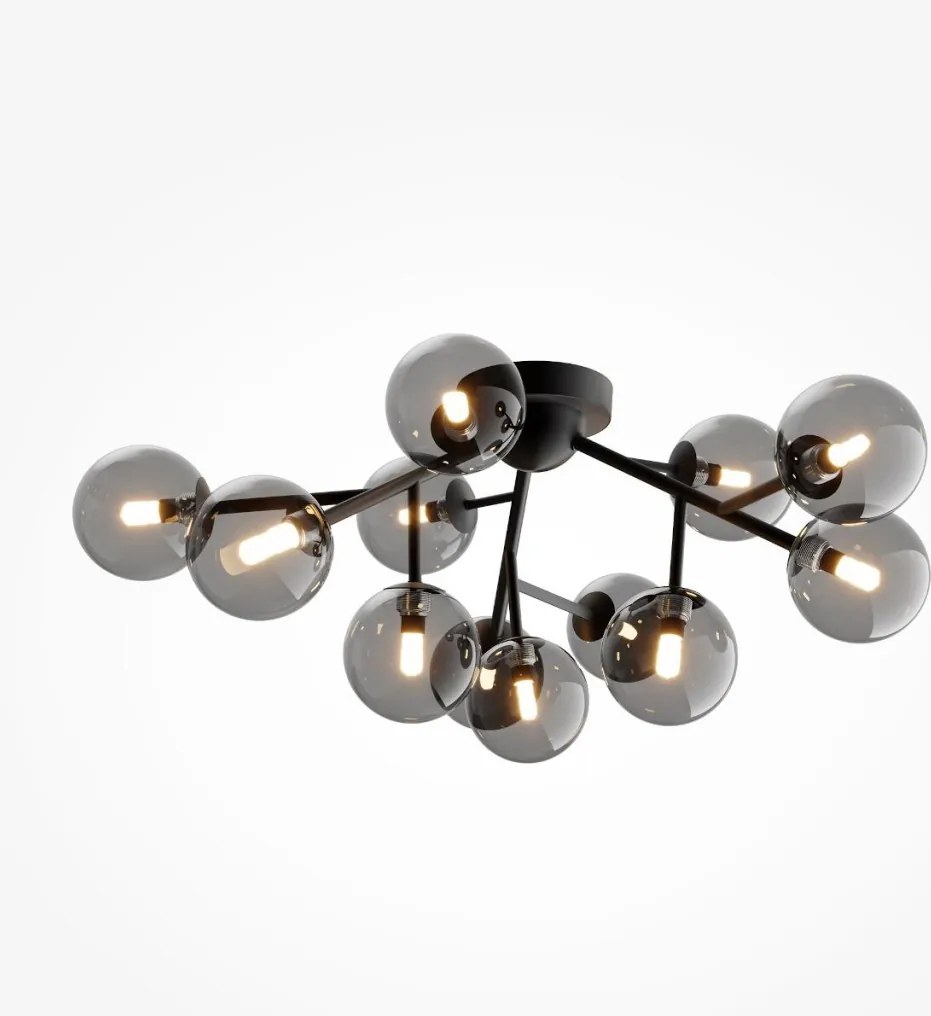 Maytoni DALLAS MOD545CL-12B Mennyezeti Lámpa 12x28W/G9 IP20