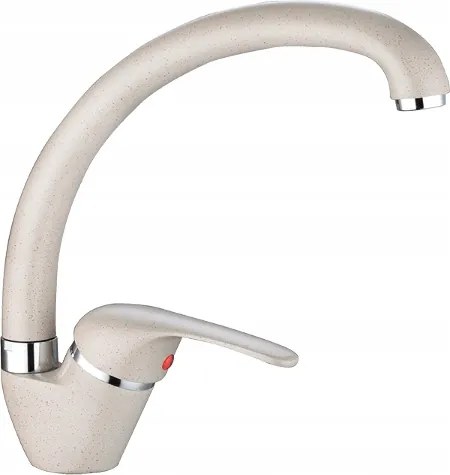 Konyhai Csaptelep Gránit Bézs Magas Kifolyócső