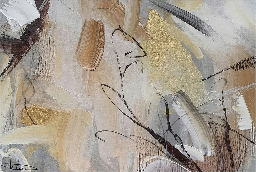 Fotótapéta Flizelin Fal a hálószobába Absztrakt kompozíció 104x70